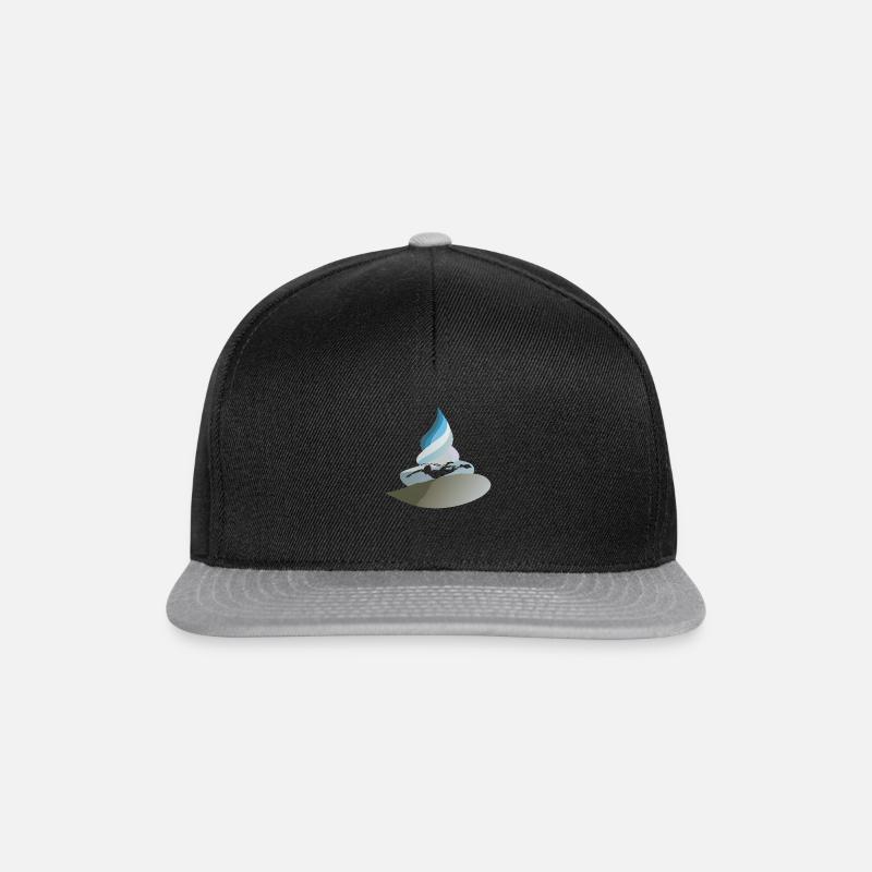 Schwimmer Schwimmen - Snapback Cap - Schwarz/Grau