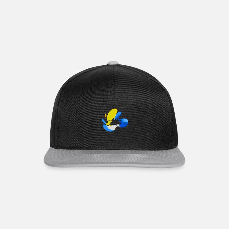 Rafting Bach - Snapback Cap - Schwarz/Grau