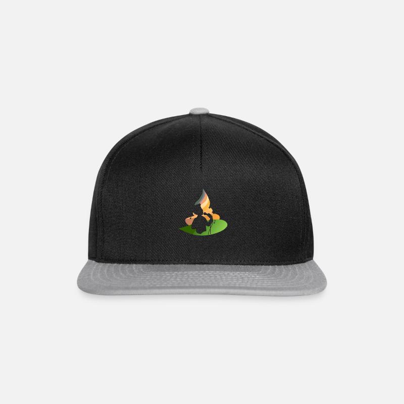 Karaoke Gesang Chor - Snapback Cap - Schwarz/Grau
