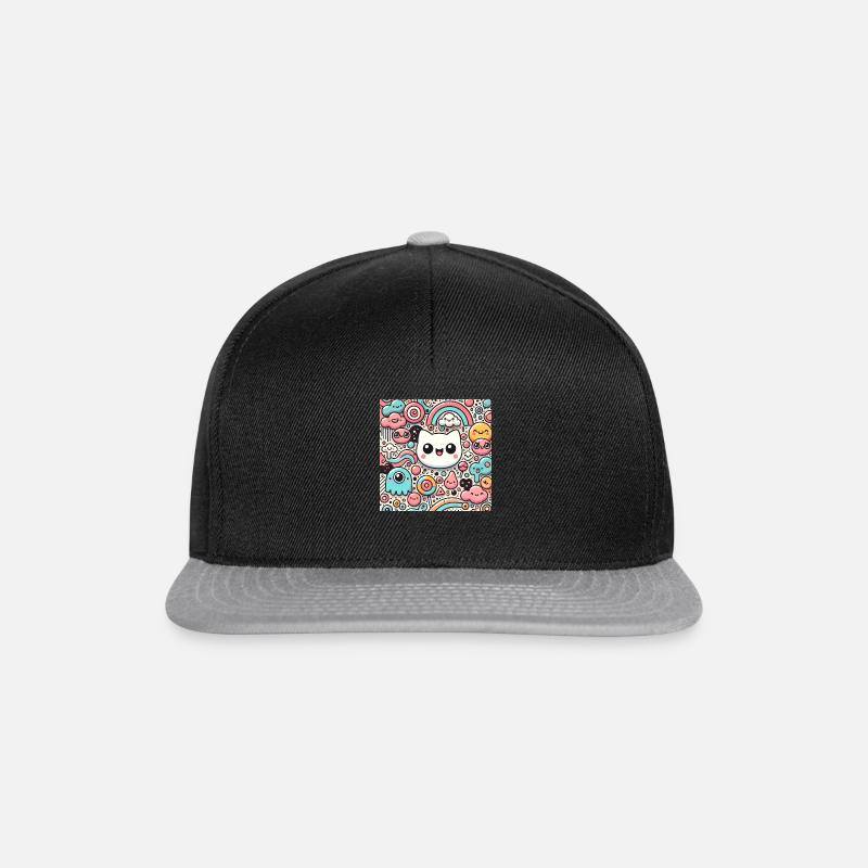 Sweet Toons Full - Snapback Cap - Schwarz/Grau