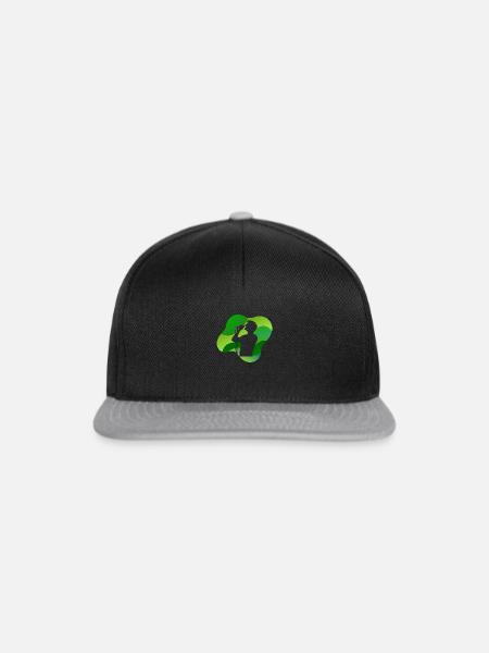 Singen Gesang - Snapback Cap - Schwarz/Grau