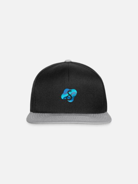 Schlange Schlangeneier Schlangen - Snapback Cap - Schwarz/Grau