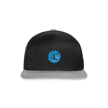 Surfer Surfergirl - Snapback Cap - Schwarz/Grau - Vorne