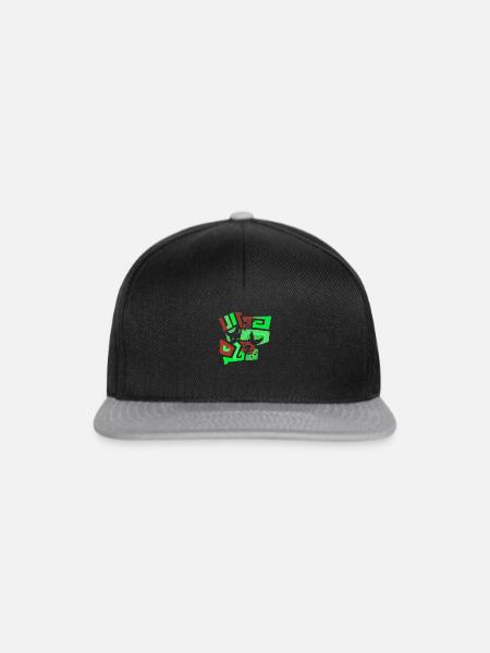 Tauben Taube - Snapback Cap - Schwarz/Grau