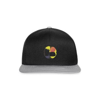 Amateur de hamburgers de restauration rapide - Casquette snapback - noir/gris - Devant