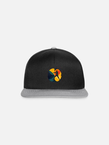 Fechten Florett - Snapback Cap - Schwarz/Grau