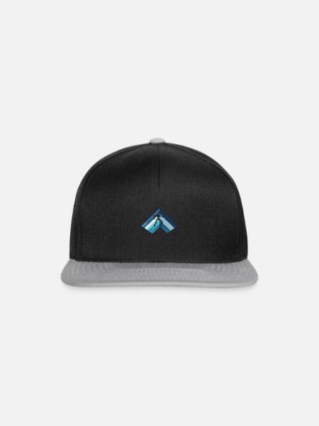 Roboter Tech Cyborg - Snapback Cap - Schwarz/Grau