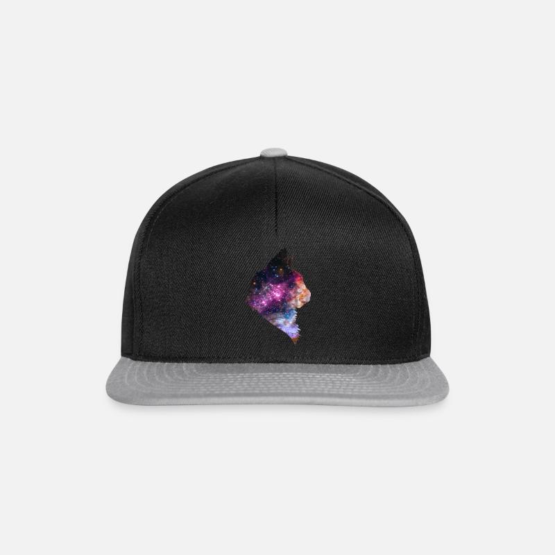 Espace chat espace chat - Casquette snapback - noir/gris