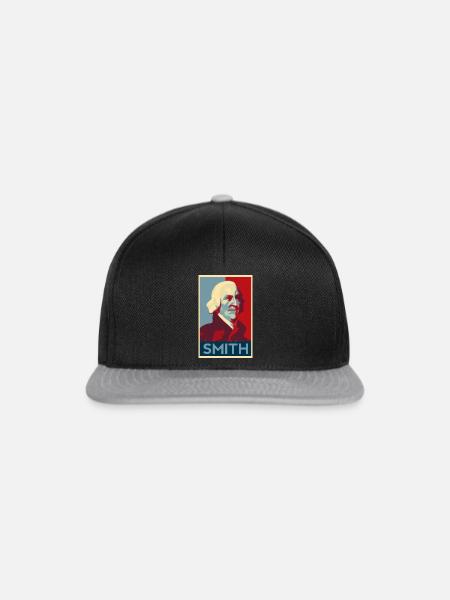 Adam Smith Shirt - Snapback Cap - Schwarz/Grau