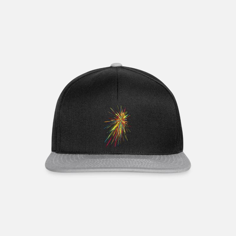 Psychedelic - Snapback Cap - black/grey
