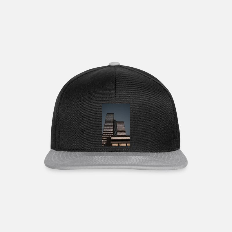 City - Snapback Cap - Schwarz/Grau