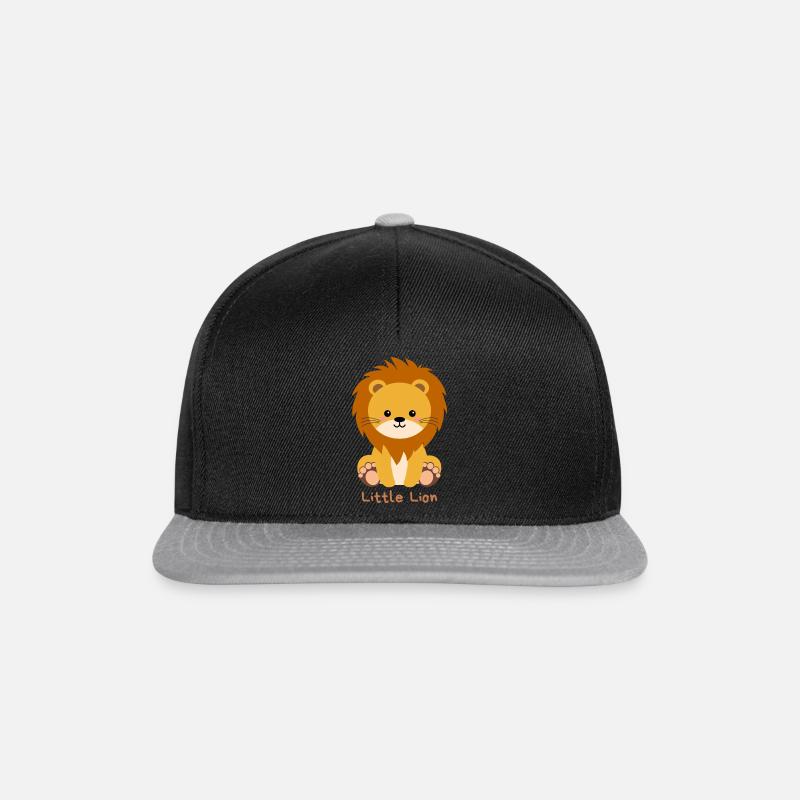 Little Lion - Snapback Cap - black/grey