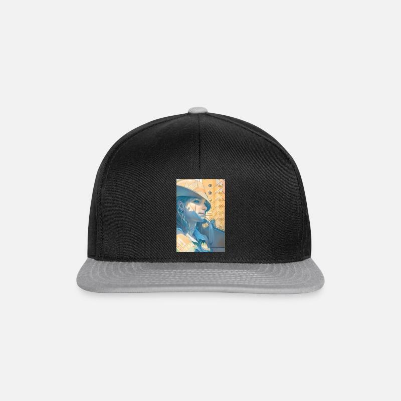 Plaisir - Casquette snapback - noir/gris