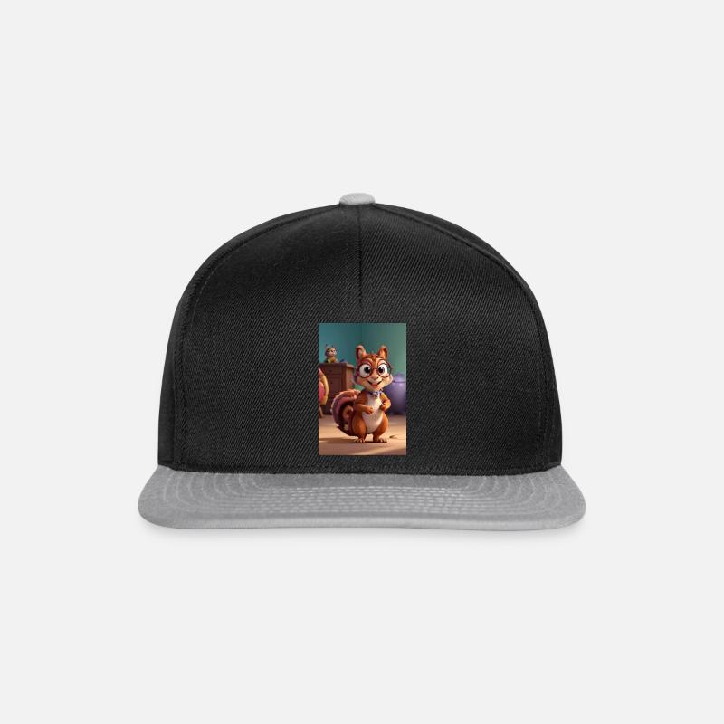 Ein Lächeln am Morgen - Snapback Cap - Schwarz/Grau