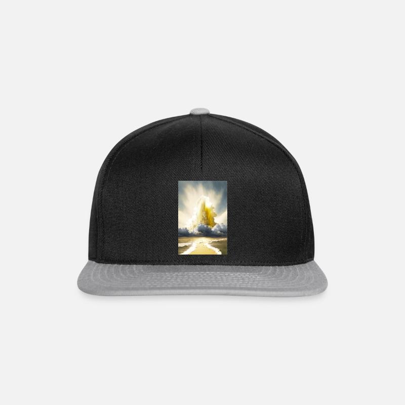 GOD 04 - Snapback Cap - black/grey