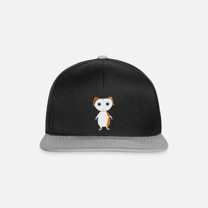 Cochon d’Inde mignon - Casquette snapback - noir/gris
