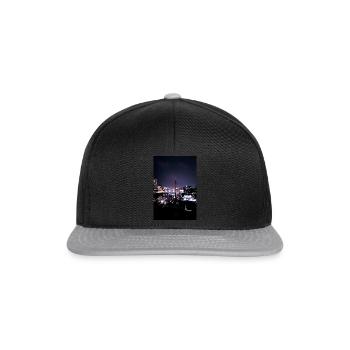 Hafen,medienhafen, Düsseldorf,skyline,Poster - Casquette snapback - noir/gris - Devant