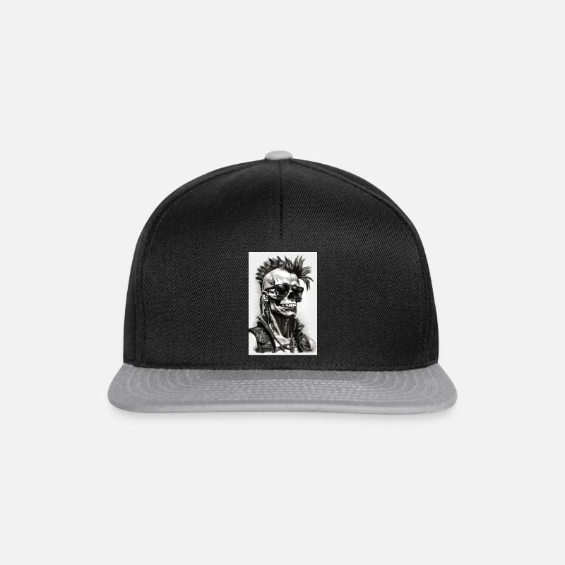 IMG 0173 - Snapback Cap - Schwarz/Grau