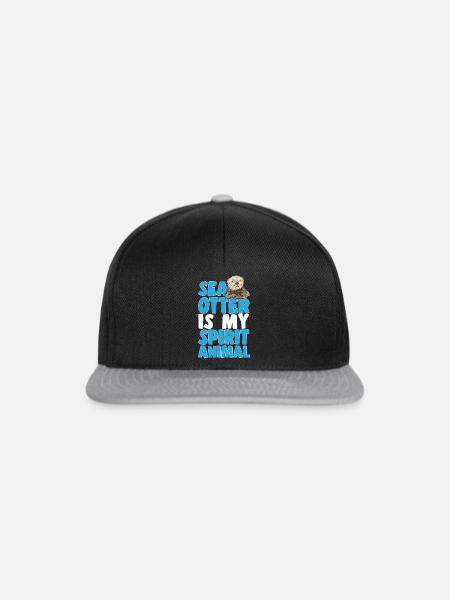 Seeotter - Snapback Cap - Schwarz/Grau