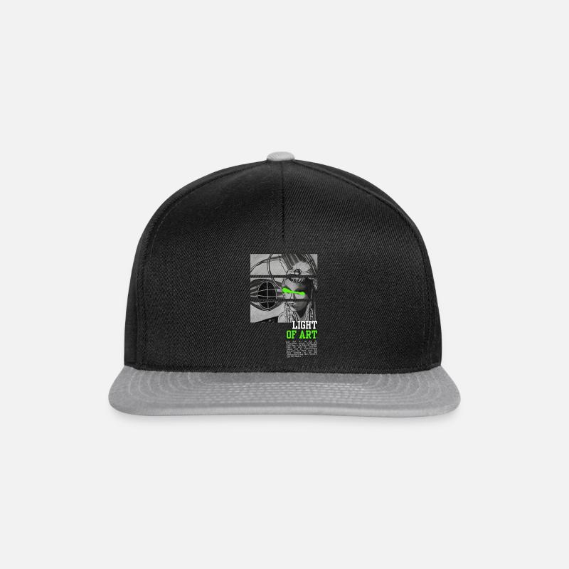 Dolmengöttin 9 - Snapback Cap - Schwarz/Grau