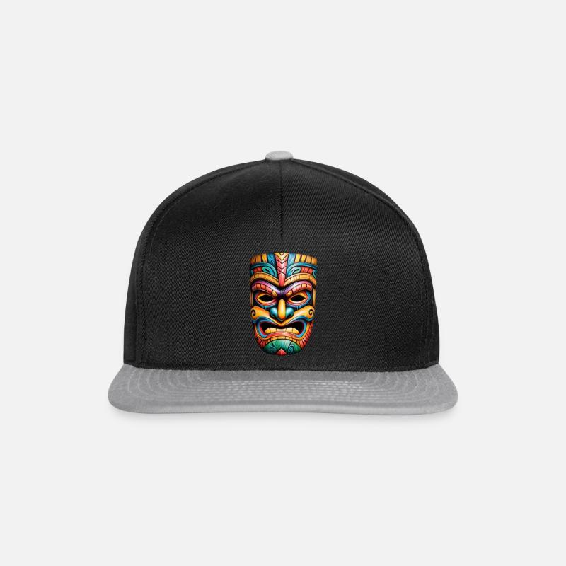 Tiki - Snapback Cap - Schwarz/Grau