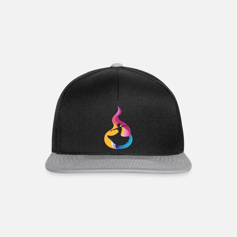 Tanzschule Tanzen - Snapback Cap - Schwarz/Grau