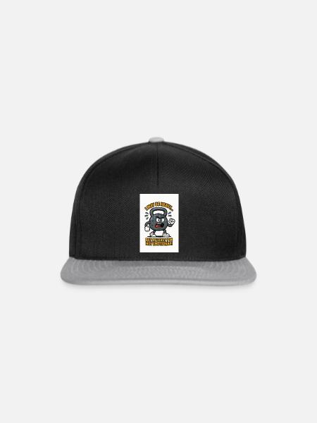 When gains speak louder than emotions - Snapback Cap - Schwarz/Grau