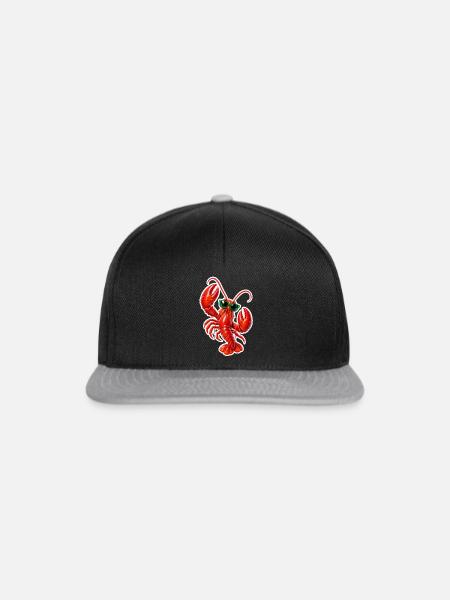 Hummer mit Sonnenbrille - Snapback Cap - Schwarz/Grau