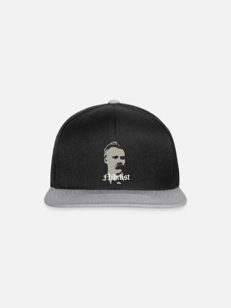 Nihilistische Nietzsche - Snapback Cap - Schwarz/Grau