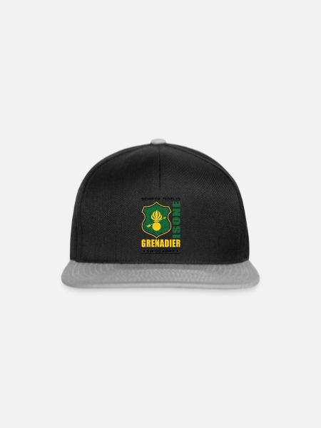 Grenadier - Snapback Cap - Schwarz/Grau