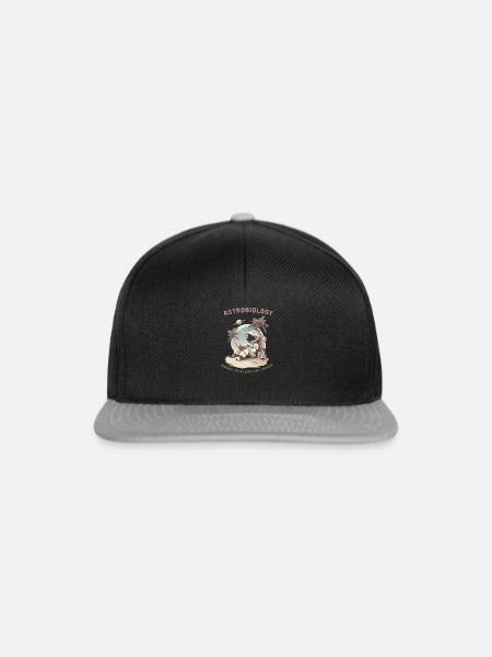 Astrobiologie: Weil das Leben auf der Erde nicht genug ist - Snapback Cap - Schwarz/Grau