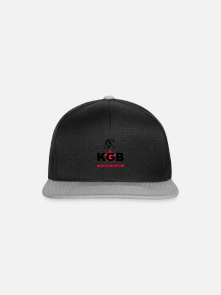 KGB - Kein Grillen... - Snapback Cap - Schwarz/Grau