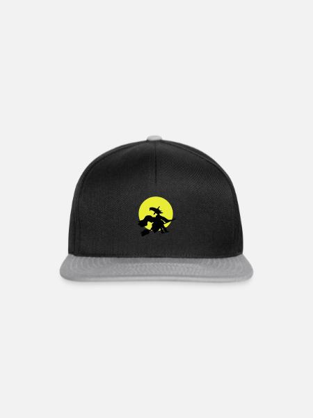 Hexe - Snapback Cap - Schwarz/Grau