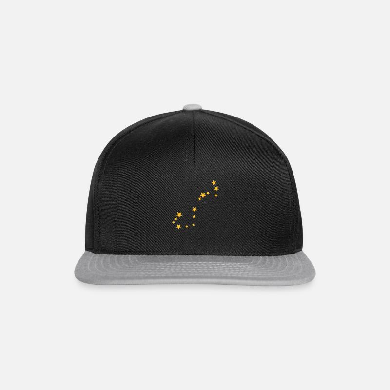 Skorpion Sternbild - Snapback Cap - Schwarz/Grau