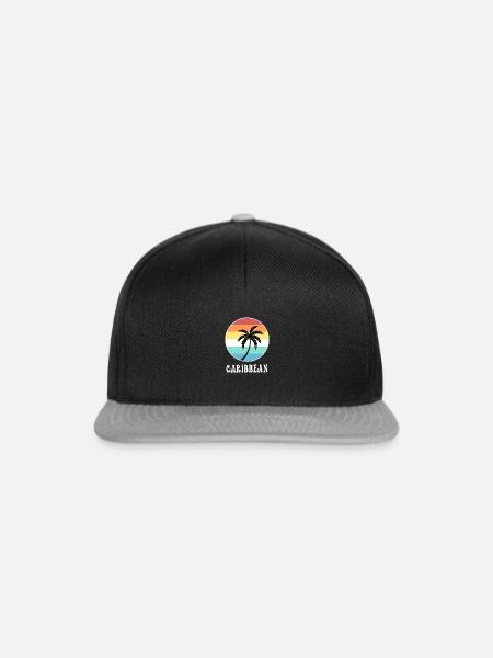 Karibik - Snapback Cap - Schwarz/Grau