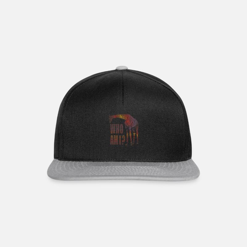 Who am I - Snapback Cap - Schwarz/Grau
