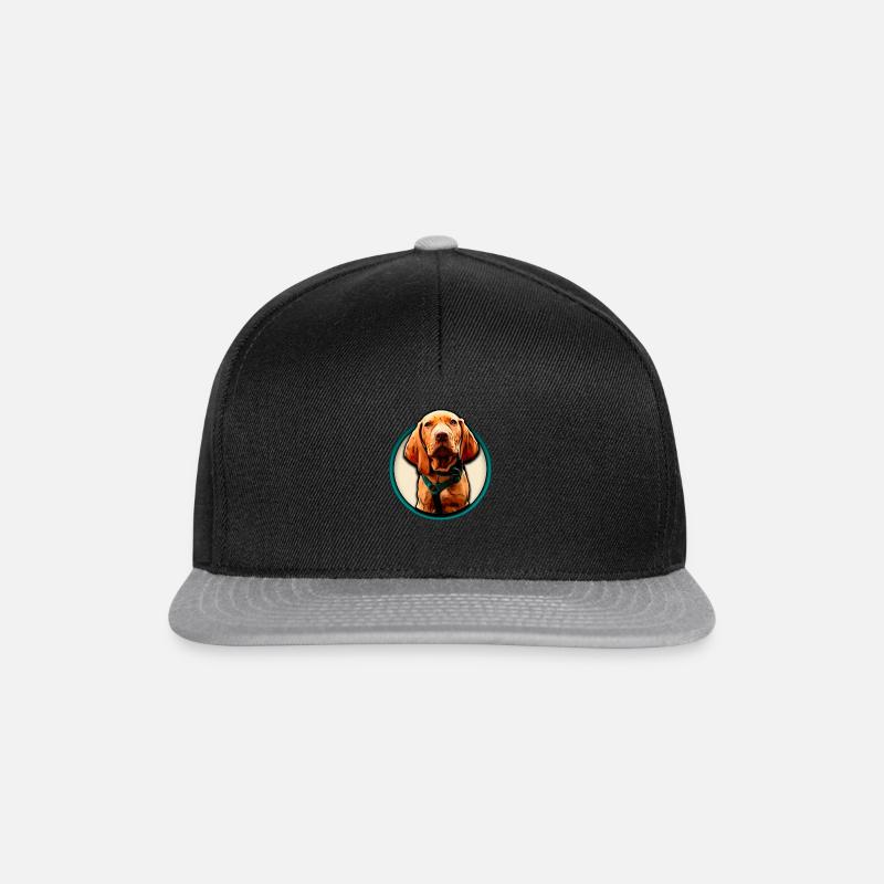 Vizsla - Snapback Cap - Schwarz/Grau