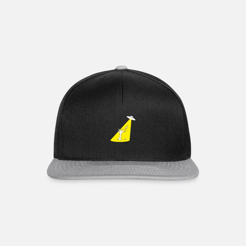 Entführtes UFO - Snapback Cap - Schwarz/Grau