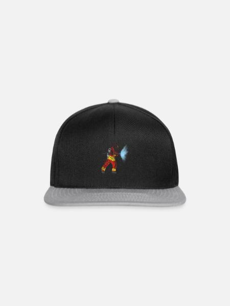 Feuerwehrmann freiwillige Feuerwehr - Snapback Cap - Schwarz/Grau