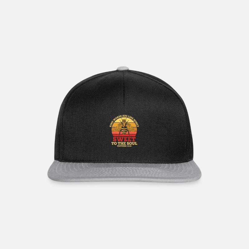 Christliche Sprüche - Snapback Cap - Schwarz/Grau