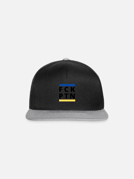 FCK PTN - Snapback Cap - Schwarz/Grau