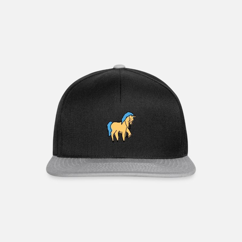 Horsy - Snapback Cap - black/grey