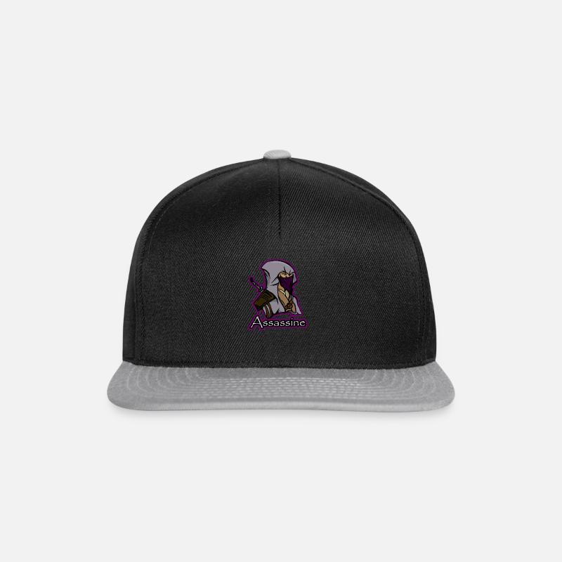Der Assassine - Snapback Cap - Schwarz/Grau