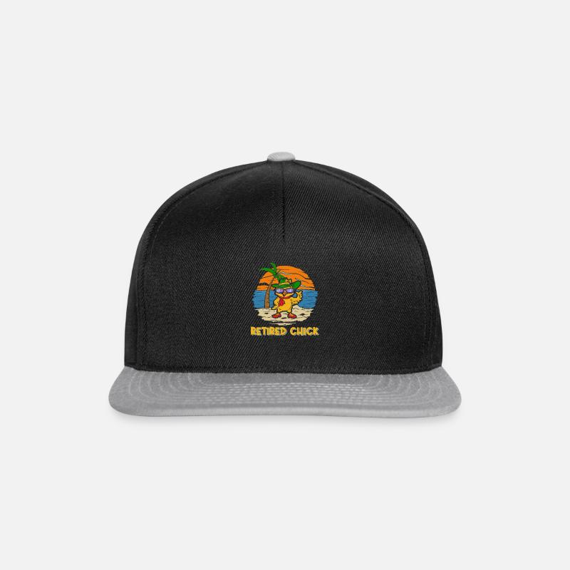 Retired Chicken - Snapback Cap - black/grey