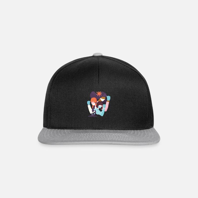 Feminist Doctors, Nurses and Scientists we can do - Snapback Cap - black/grey