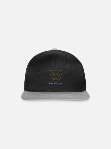 veni vidi vici - Snapback Cap - Schwarz/Grau