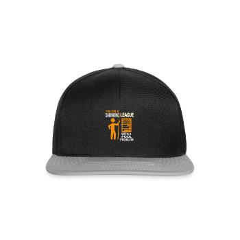 POOL billard - Snapback Cap - Schwarz/Grau - Vorne