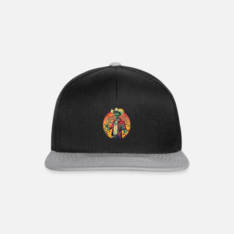 Der letzte Zombie - Snapback Cap - Schwarz/Grau