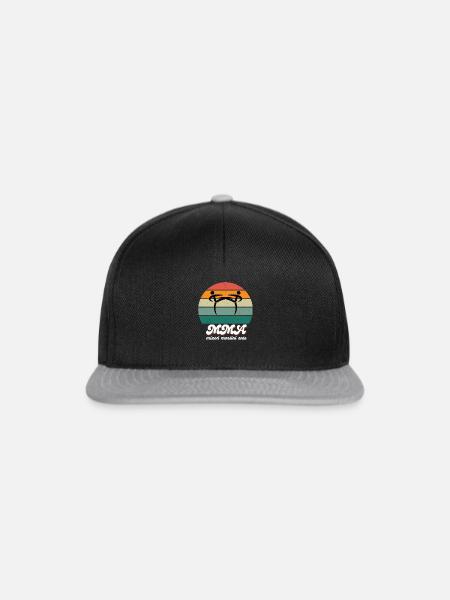 Retro-Kampfgeist MMA - Snapback Cap - Schwarz/Grau