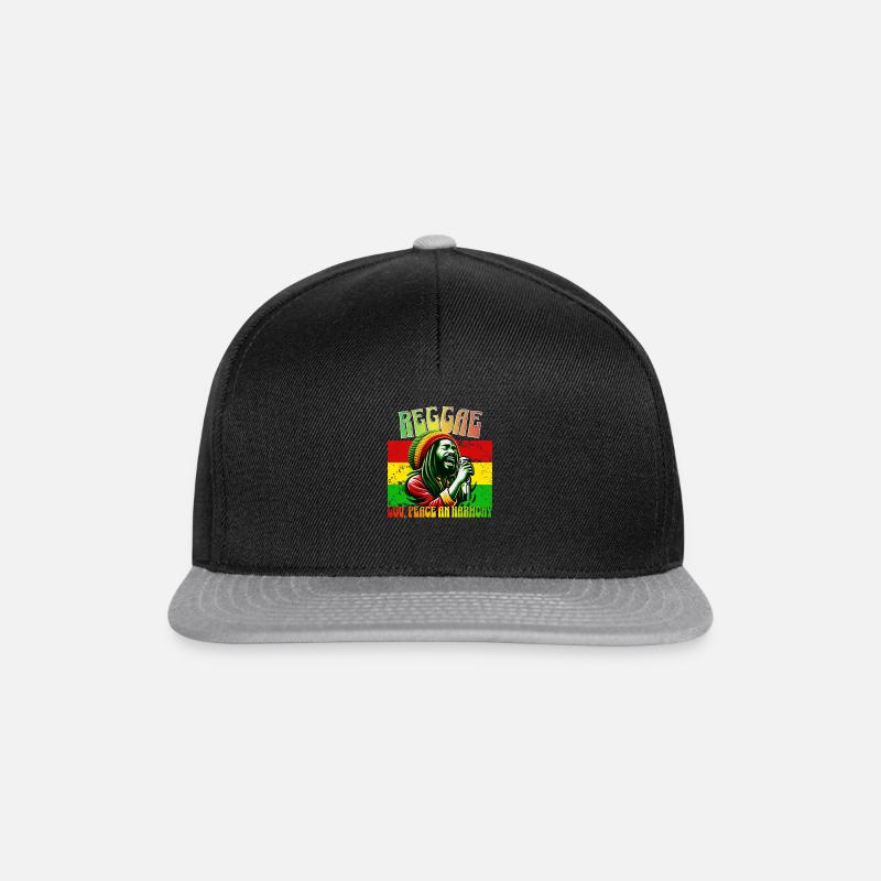 Luv peace harmony - Snapback Cap - Schwarz/Grau